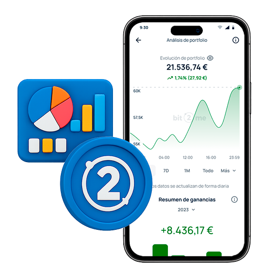 Consulta tu portfolio en Bit2Me